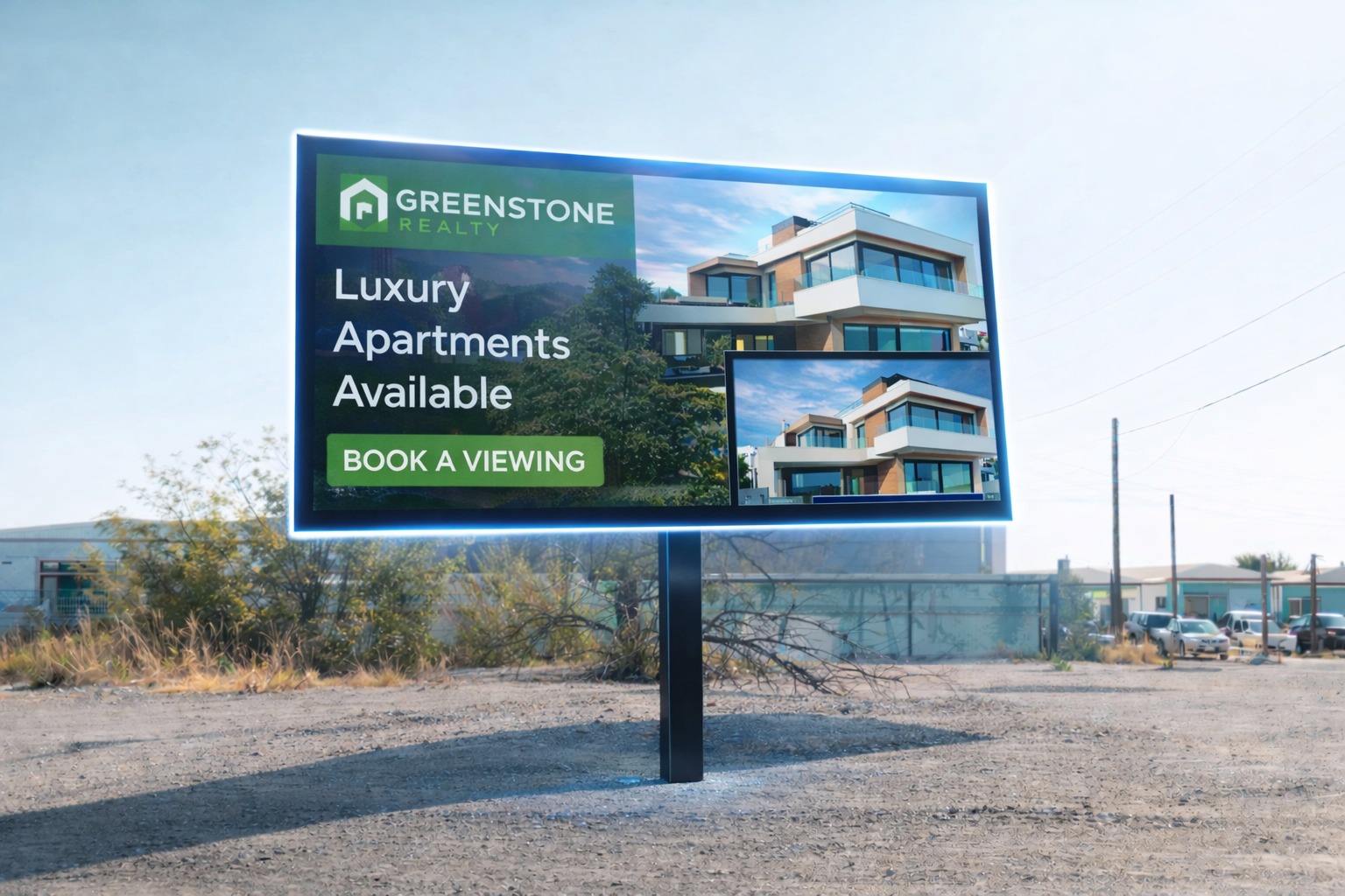 Spa treatment billboard